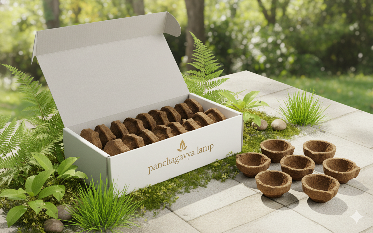 Panchagavya Lamp - Sacred Pack